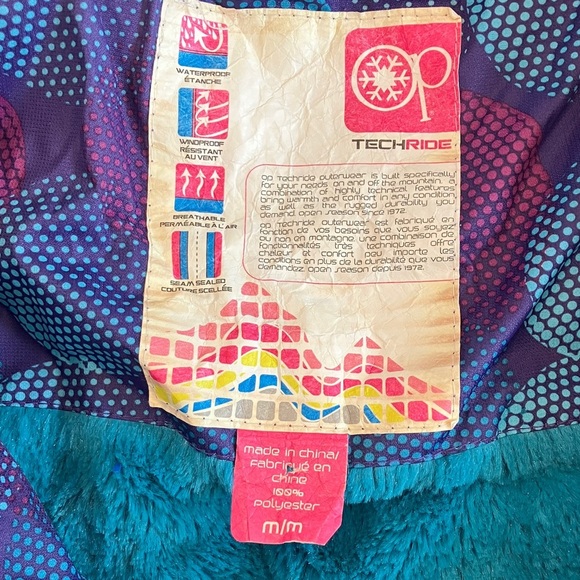 OP women’s medium snow / ski / winter jacket with powder skirt - Picture 3 of 16